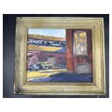 NORTHERN MILL FACTORY IMPRESSIONISTIC OIL ON BOARD