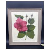 JACK HOPWOOD 1955 FLORAL OIL ON CANVAS