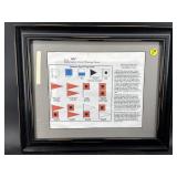 WASHINGTON NC STORM WARNING FLAG GUIDE IN FRAME