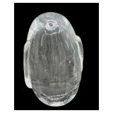 NORSK HADELAND CRYSTAL PENGUIN FIGURINE