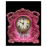 ANSONIA ROYAL BONN LA CLAIRMONT PORCELAIN CLOCK