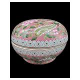 CHINESE FAMILLE ROSE LIDDED BOWL