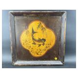 HAND PAINTED WOODEN FISH TRAY