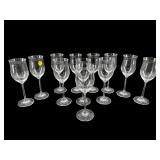 SET OF 12 MARQUIS BY WATERFORD CRYSTAL WHITE WINE
