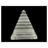 VILLEROY & BOCH CRYSTAL PYRAMID PAPERWEIGHT