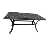 ALUMINUM OUTDOOR COFFEE TABLE