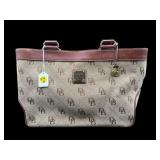DOONEY & BOURKE MONOGRAM SHOULDER BAG