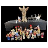 LARGE LOT OF CHRISTMAS FIGURINES, ORNAMENTS, ETC