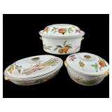 3 PC LOT OF ROYAL WORCESTER EVESHAM PORCELAIN
