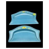 2 PC LOT OF ENAMELED CRUMBERS