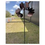 LARGE METAL YARD ART WHIRLEYGIG