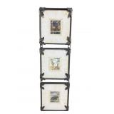 JOHN RICHARDS IRON FRAMED 3 TIER LITHOGRAPH