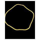 DESIGNER BELLEZZA ITALY GOLD TONE DIAMOND CUT