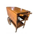 CHERRY DROP LEAF TEA CART