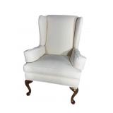 HIGH QUALITY QUEEN ANNE HIGH BACK WING BACK CHAIR