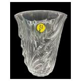 VAL ST LAMBERT CRYSTAL VASE