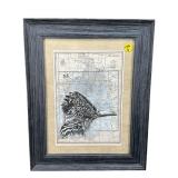 DYLAN CAVIN ROADRUNNER PAINTING OVER NEW MEXICO