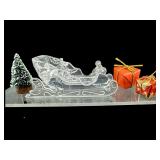 SWAROVSKI CRYSTAL CHRISTMAS SLEIGH IN ORIGINAL BOX