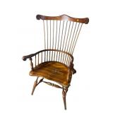 DUCKLOE & BROS. COMB BACK WINDSOR CHAIR
