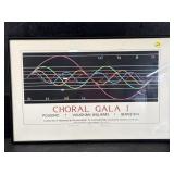 SIGNED AND NUMBERED CHORAL GALA I ADVERTISEMENT