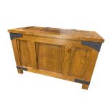 STICKLEY MISSION OAK ALL PEGGED BLANKET BOX