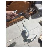 COPPER OUTDOOR FROG AND PRAYING MANTIS