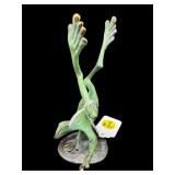 MICHAEL STOREY BRONZE FROG FIGURINE