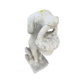 CONCRETE DOG WITH BASKET