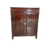 ROSEWOOD ORIENTAL 2 DOOR CABINET