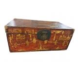 ORIENTAL ANTIQUE WOODEN CHEST