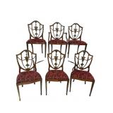 6 ATTRIB. SAMUEL McINTIRE CARVED SHIELD BACK