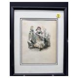 GUIMAUVE BY J.J. GRANDVILLE PRINT IN FRAME