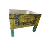 DISTRESSED FINISH WOODEN LOCK BOX