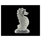 SMALL WATERFORD CRYSTAL SEAHORSE PAPERWEIGHT