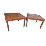 2 MCM DENMARK TEAK END TABLES