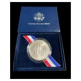 2002 WEST POINT BIC. COMM. SILVER DOLLAR IN BOX