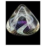 H. L. MURAT SIGNED LARGE ART GLASS CONTROLLED