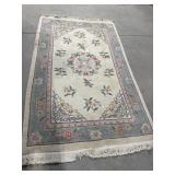 8'11 X 5'2 CHINESE WOOL FACED RUG