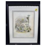 RETURN OF THE FLOWERS BY J.J. GRANDVILLE PRINT IN