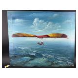 SIGNED PETERSON VINTAGE OIL ON CANVAS 