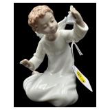 NADAL SPAIN ANGEL BOY WITH BELL FIGURINE
