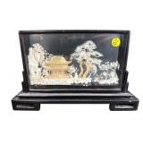 CHINESE CORK ART SHADOWBOX