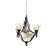 METAL MODERN DESIGN 8 LIGHT CHANDELIER