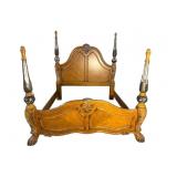 MONUMENTAL FRENCH PROVINCIAL KING SIZE BED