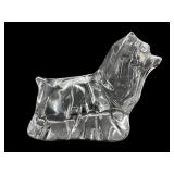 BACCARAT CRYSTAL YORKSHIRE TERRIER DOG FIGURE