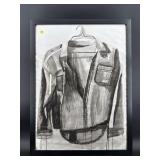 GRISAILLE ORIGINAL SIGNED GRAPHITE AND WATER