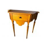 CHERRY TURNED LEG 1 DRAWER STAND