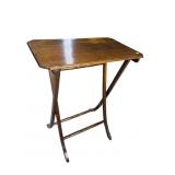 ENGLISH MAHOGANY FOLDING TABLE