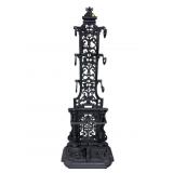 ORNATE CAST IRON HALL TREE