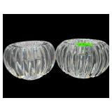 PR OF WATERFORD CRYSTAL CANDLE VOTIVES